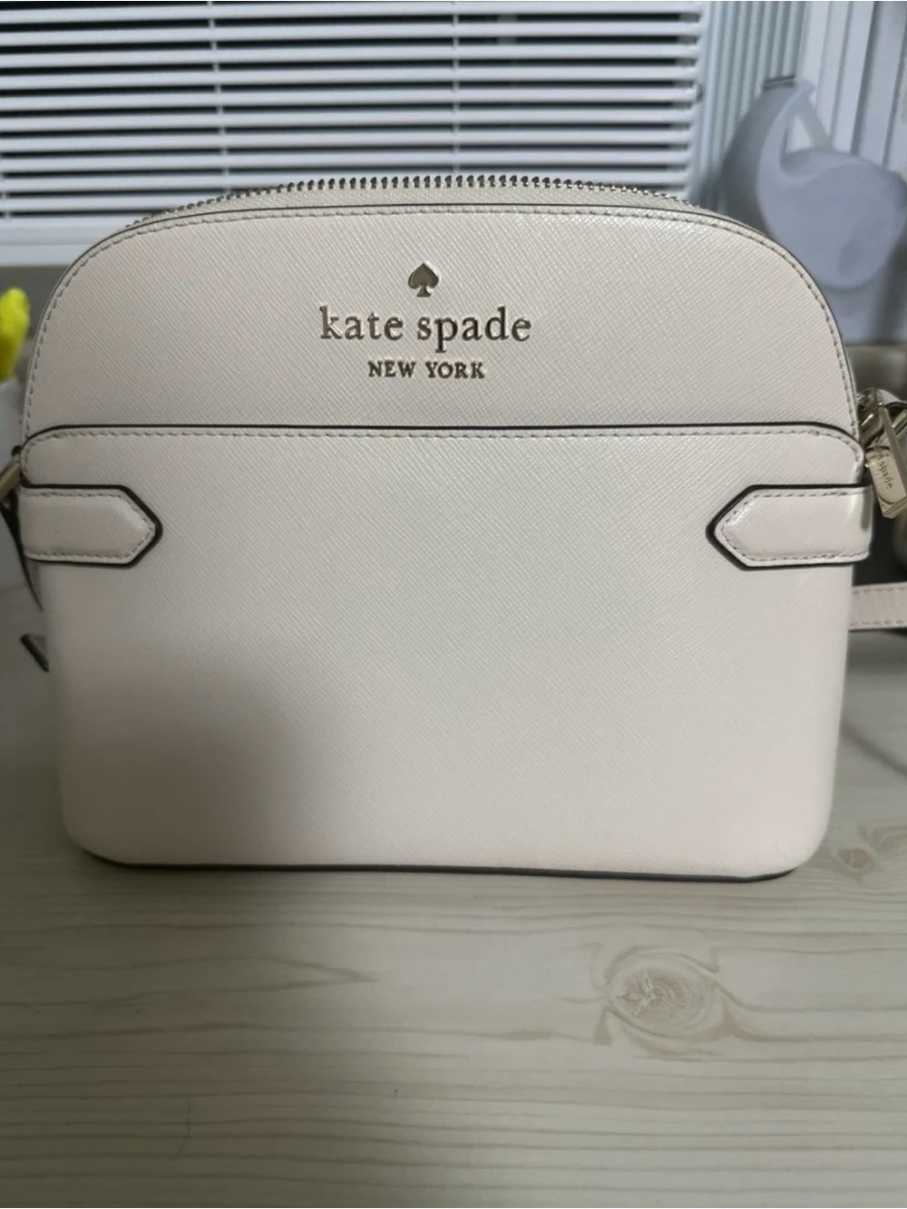 kate spade Cream Dome Crossbody Bag - Picture 2 of 6